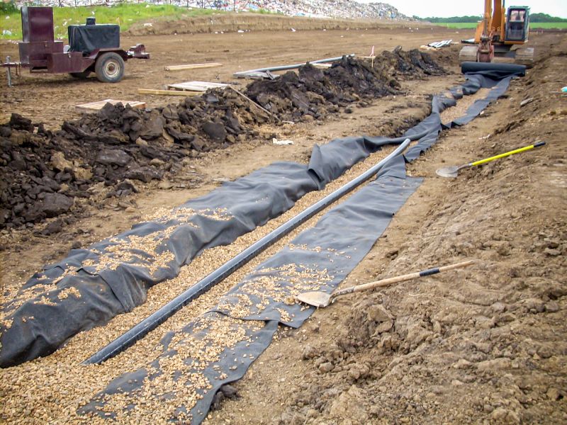 Perimeter Drain Construction